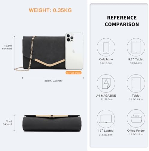 Vue 5 de Pochette Femme En Daim