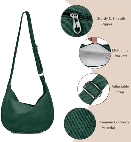 Vue 2 de Crescent Crossbody Bag Sacs