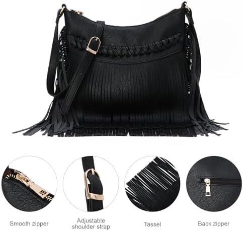 Vue 3 de Femmes Tassel Hobo Et