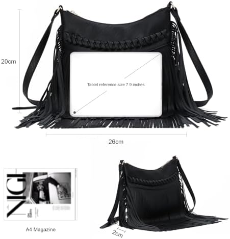 Vue 6 de Femmes Tassel Hobo Et