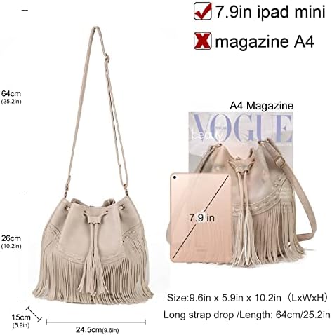 Vue 3 de Sacs Seau En Cuir