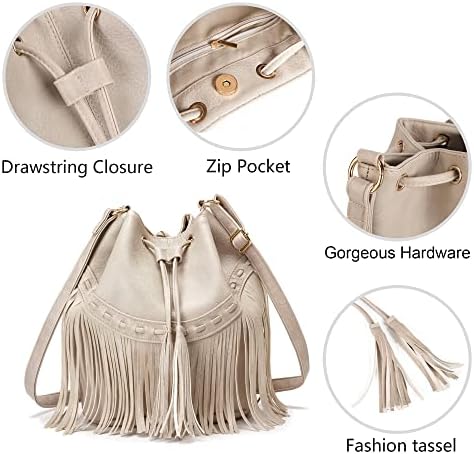 Vue 5 de Sacs Seau En Cuir