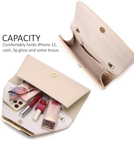 Vue 6 de Patent Leather Envelope Clutch