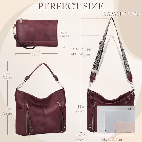 Vue 2 de Sacs Main Hobo