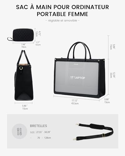 Vue 4 de Lovevook Sac Cabas Femme