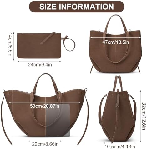 Vue 6 de Grand Sac Fourretout Noir