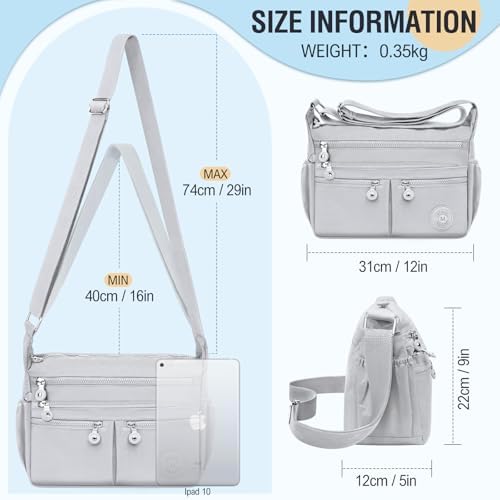 Vue 6 de Sac Bandouliere Femme Grande