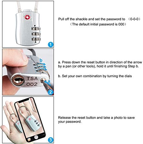 Vue 5 de Pack Serrures Bagages