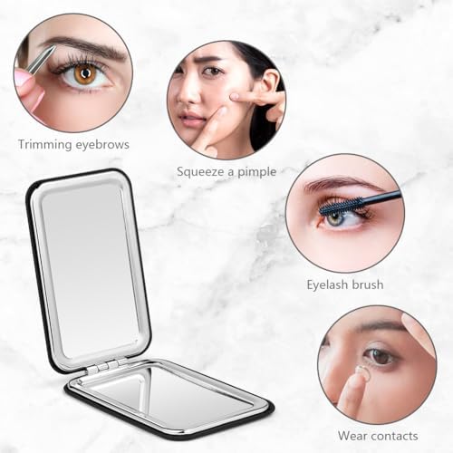 Vue 3 de Osdue Miroir Compact Miroir