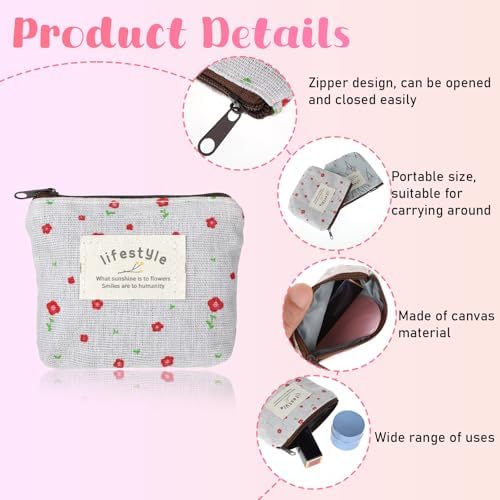 Vue 3 de Lot De Mini Portemonnaie