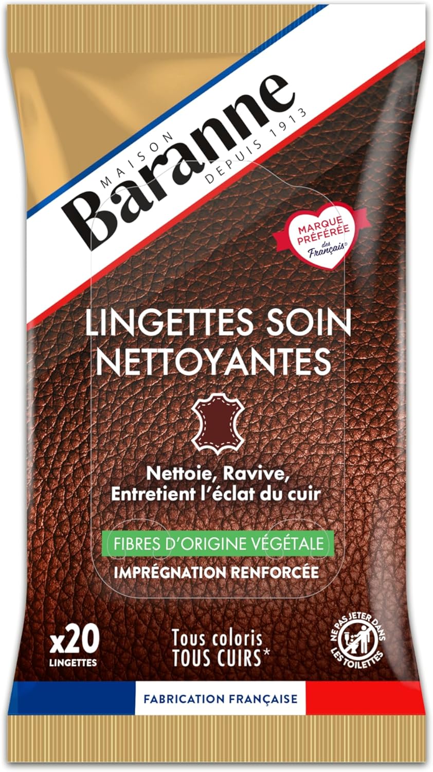 Baranne Lingettes Nettoyantes Cuir
