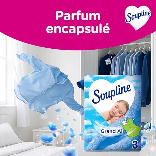 Vue 3 de Soupline Sachets Armoire Rafraichissants