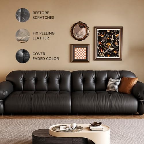 Vue 3 de Pate Reparatrice Cuir Noir