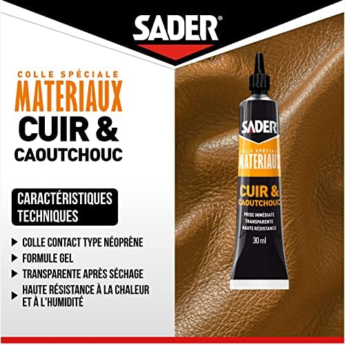 Vue 3 de Sader Colle Pour Cuir