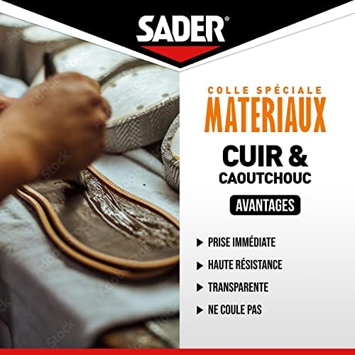 Vue 4 de Sader Colle Pour Cuir