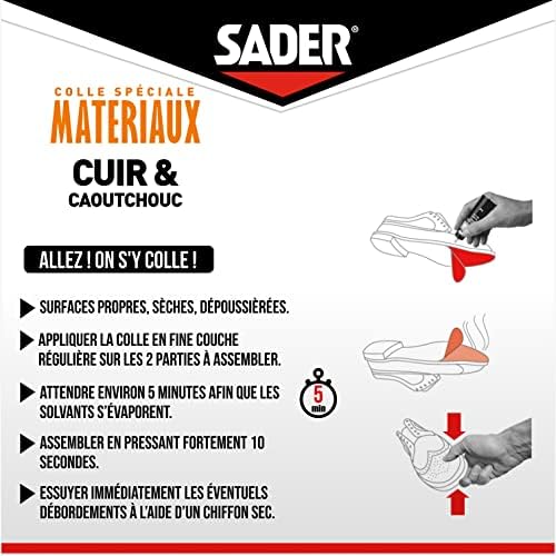 Vue 6 de Sader Colle Pour Cuir