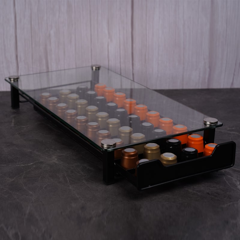 GLASS DRAWER درج النسبريسو الزجاجي