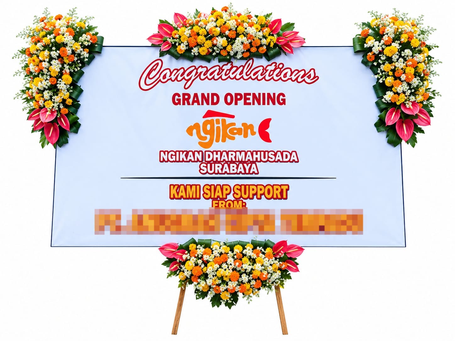Karanngan Bunga Titik 2 Mahkota