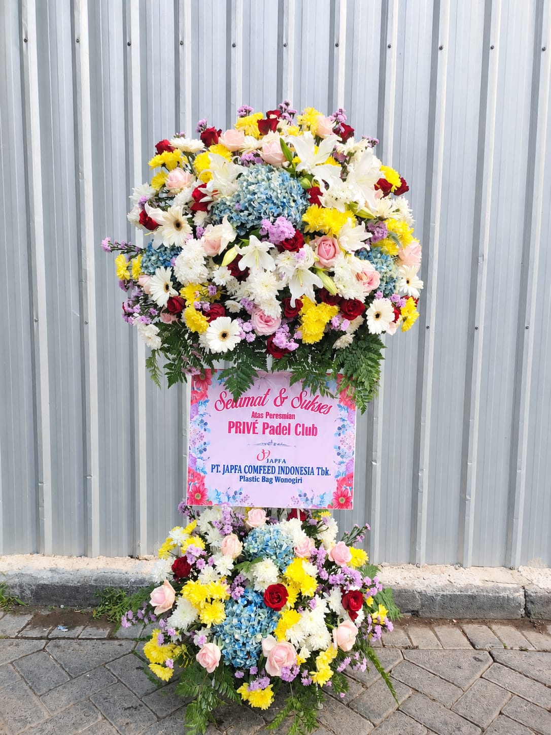 Standing Flower Pastel Mix Warna