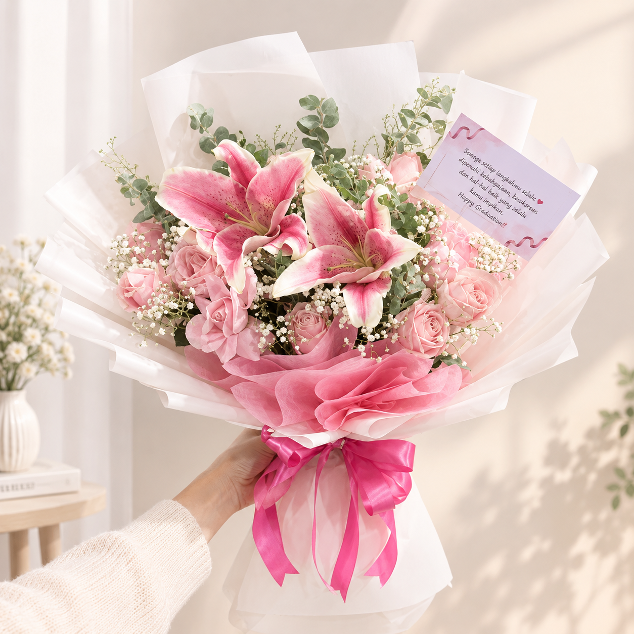 Buket Lily Blush