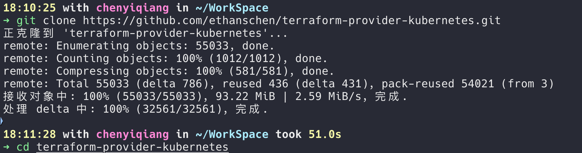 克隆Provider项目
