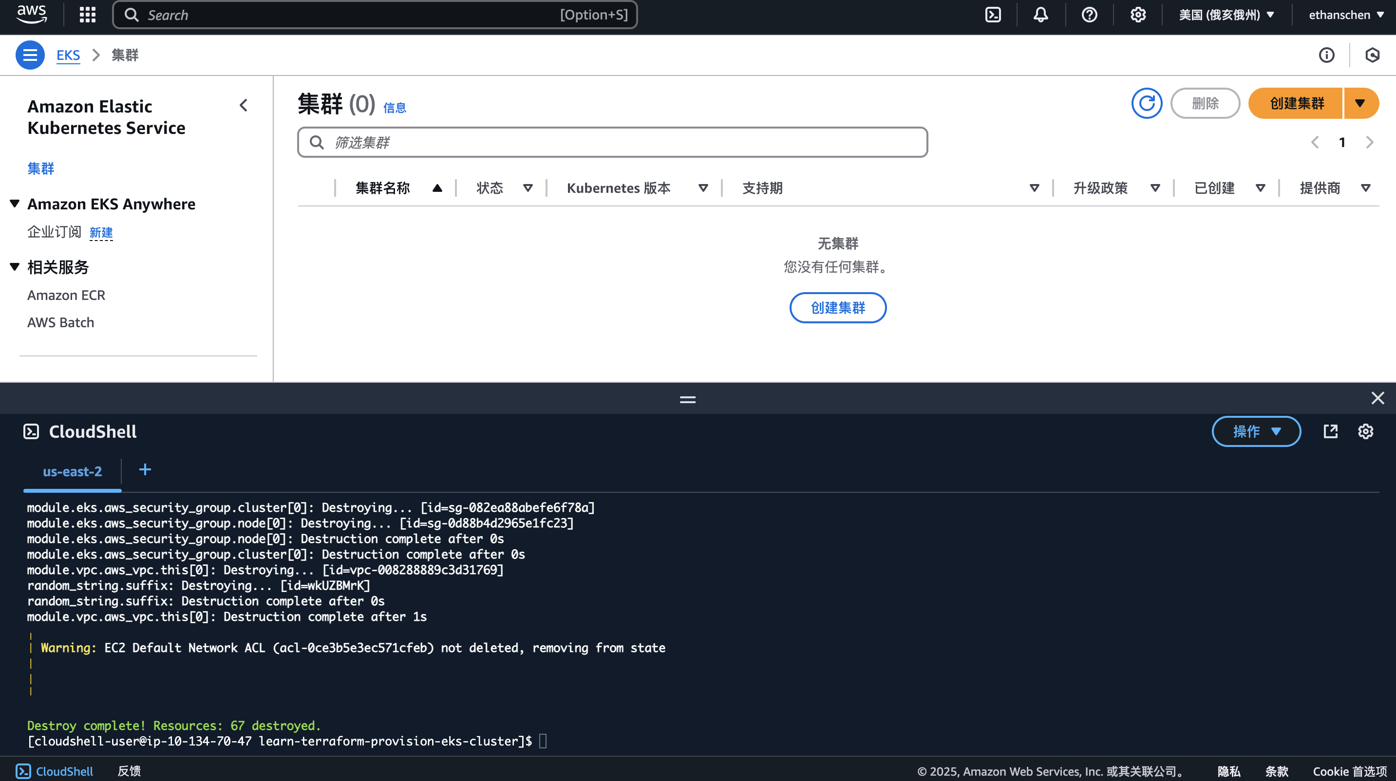 去部署完成