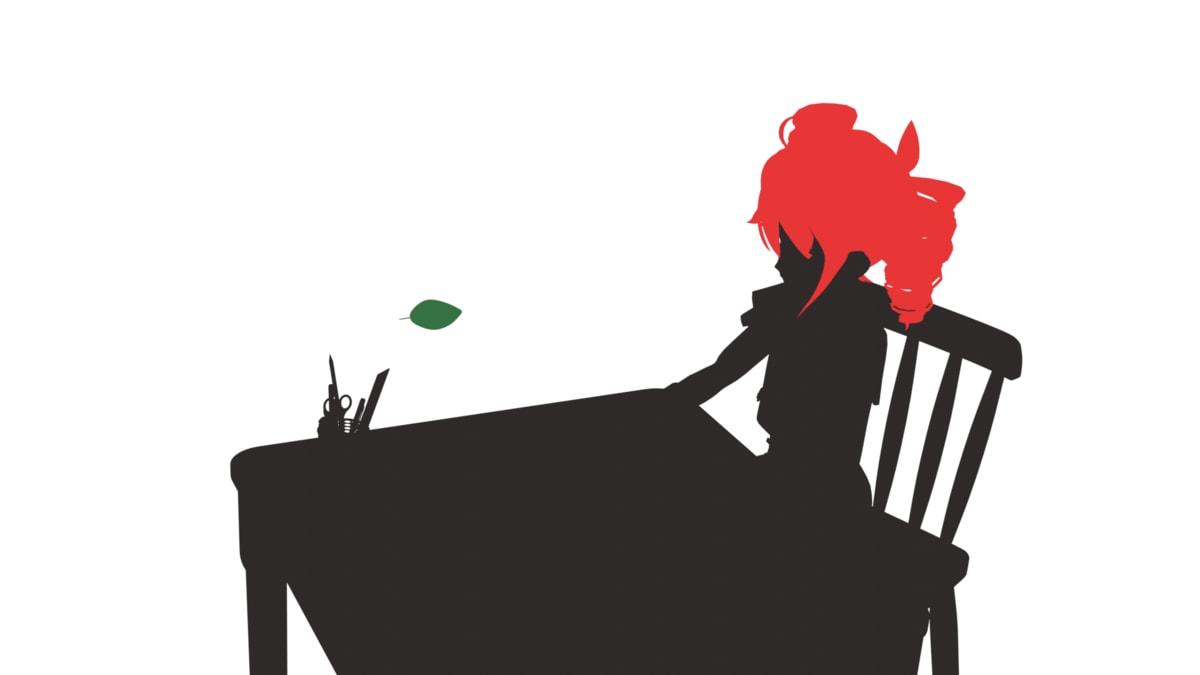 何かを書く/葉っぱが落ちる