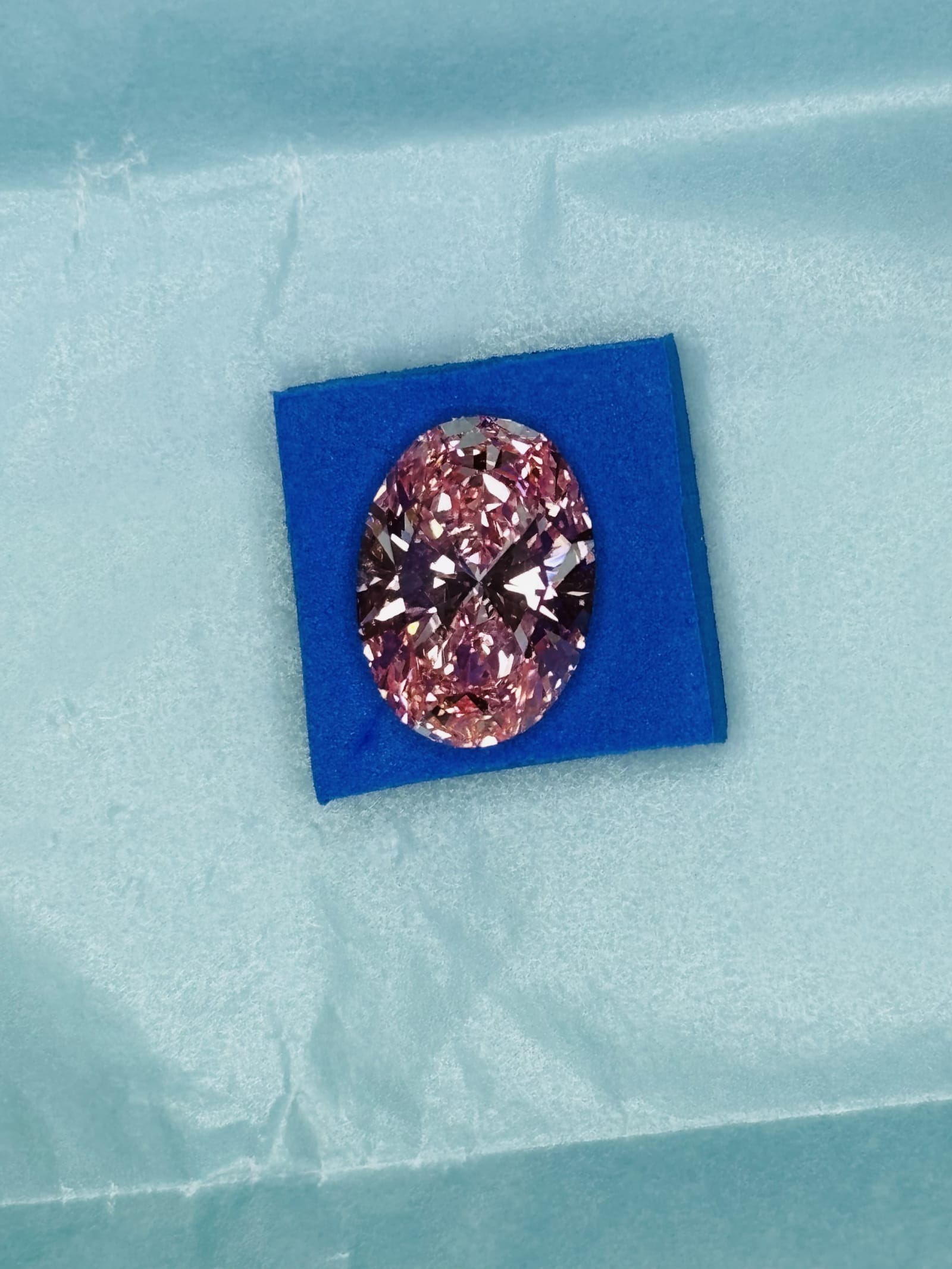 Lab grown diamond vivid pink igi 