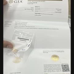 Natural pearl GIA certified