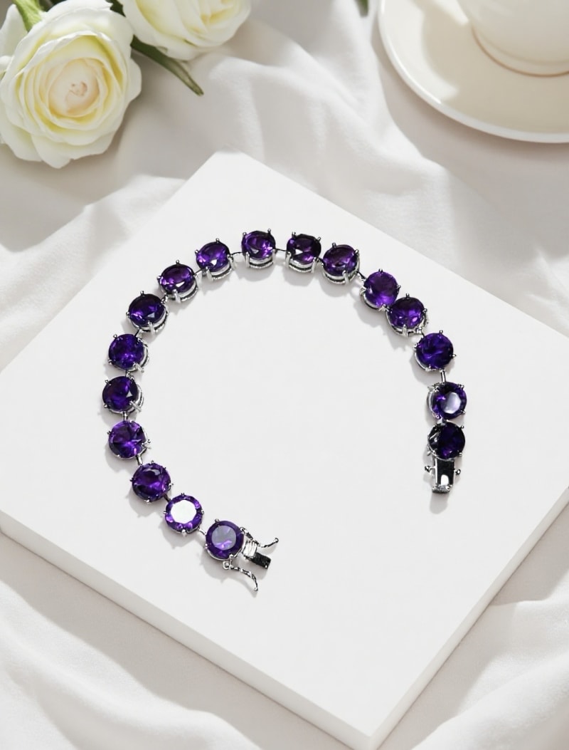 Amethyst beacelet