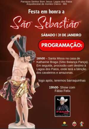 Festa em honra a São Sebastião 31/01/2026