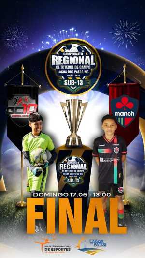 Manchester Pirapora x GC 10: Final do Sub-13 promete espetáculo no 3º Campeonato Regional de Lagoa dos Patos MG 2026