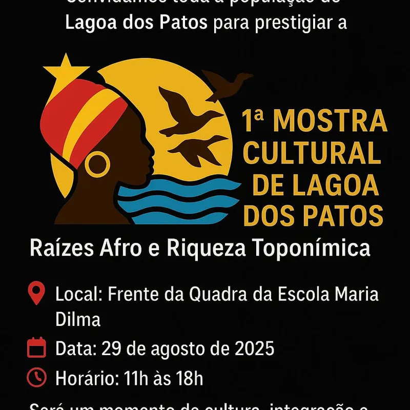 Capa de Lagoa dos Patos realiza a 1ª Mostra Cultural: Raízes Afro e Riqueza Toponímica