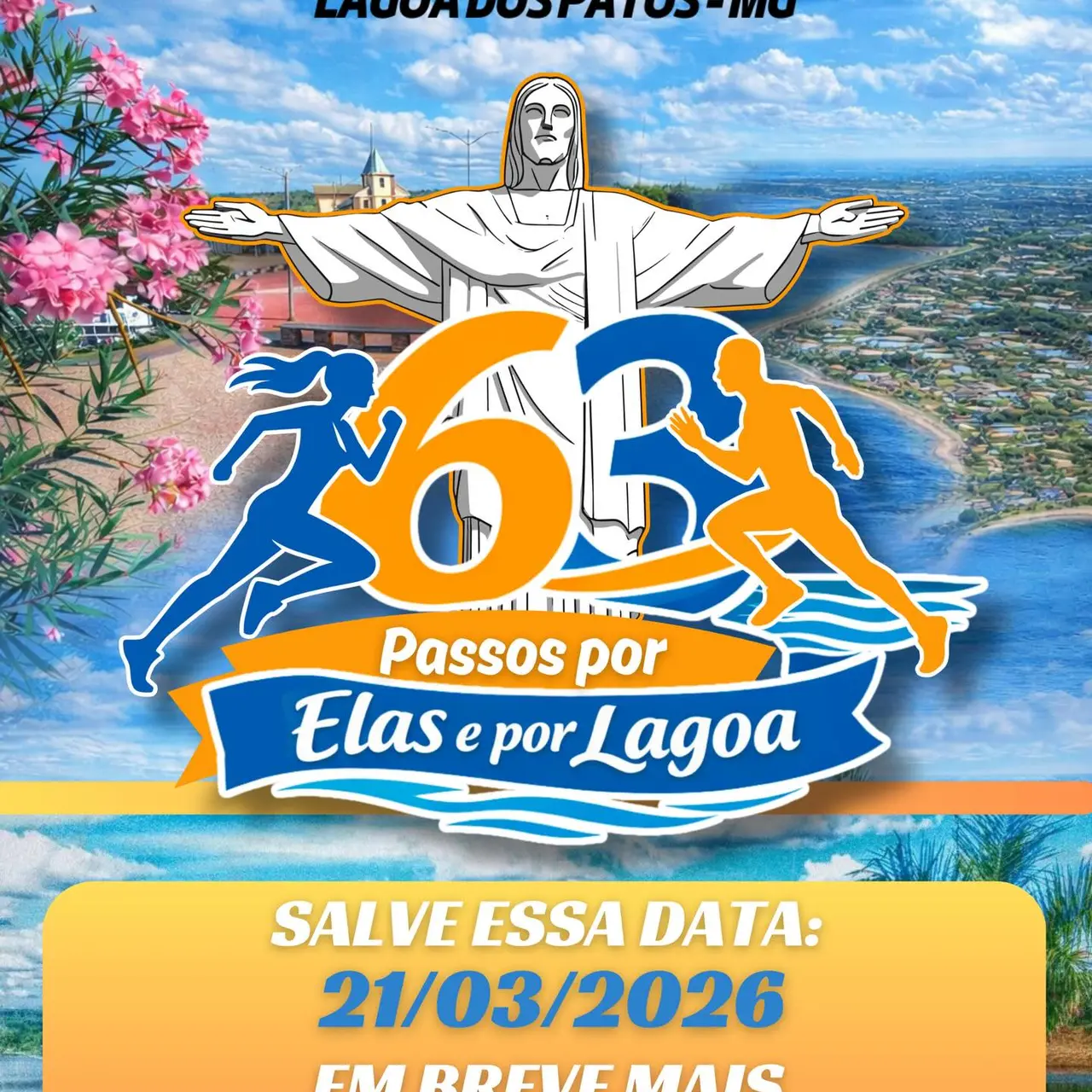 Corrida 63 Passos por Elas e por Lagoa