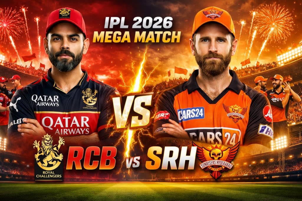 IPL 2026 First Match RCB vs SRH: Date, Playing 11, Pitch Report, Weather & Match Preview