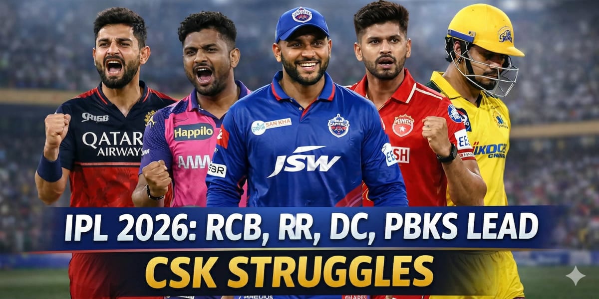 IPL 2026 Winner: RR, RCB, PBKS or DC – Who Looks Strong Right Now?