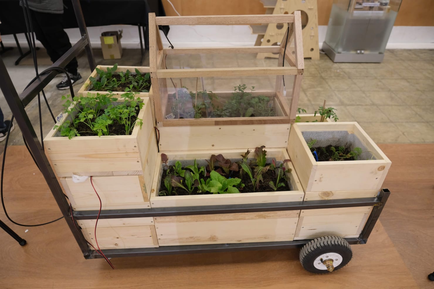 Mobile Gardening Cart Overview Wikifactory