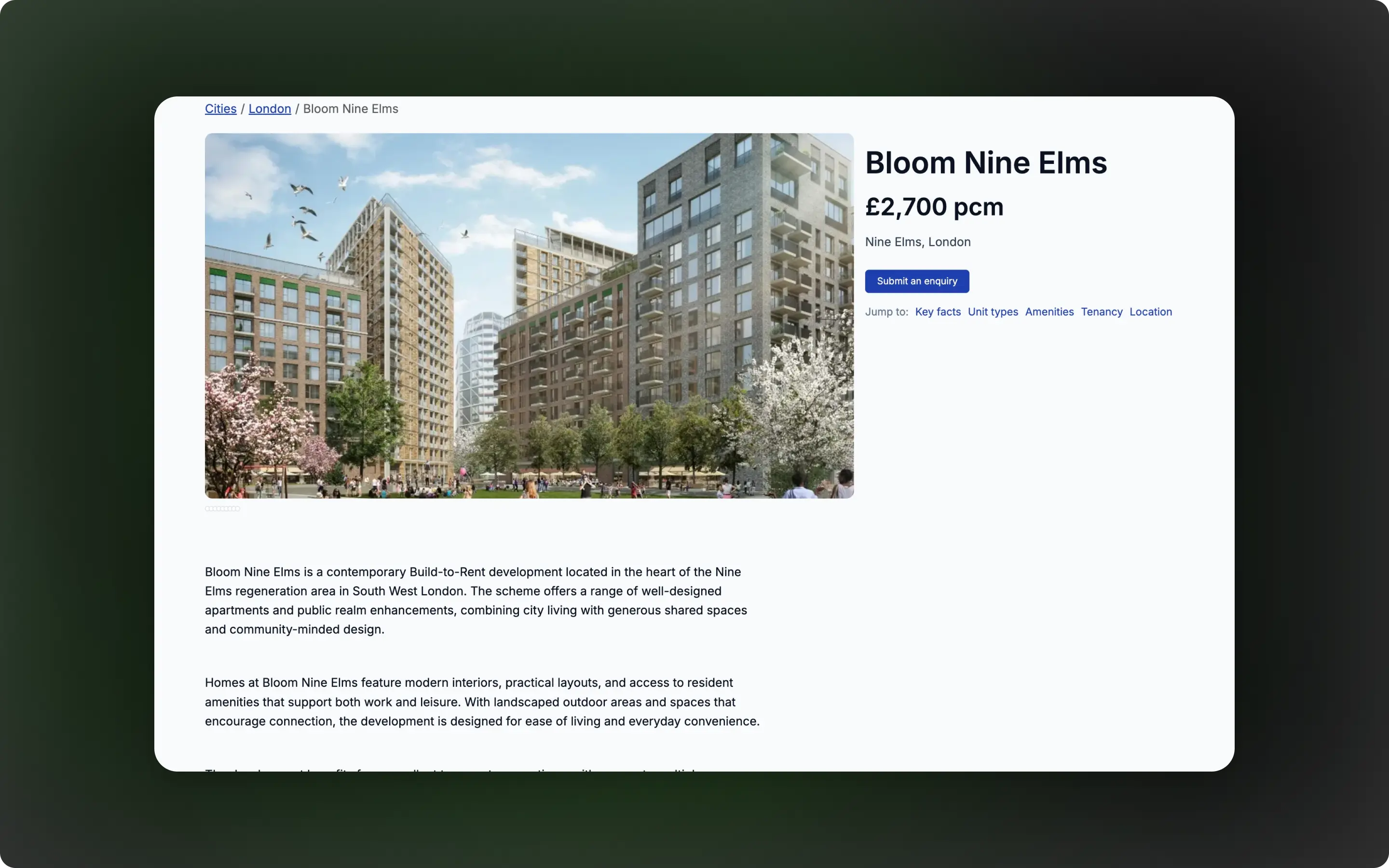 Structured Property Listings