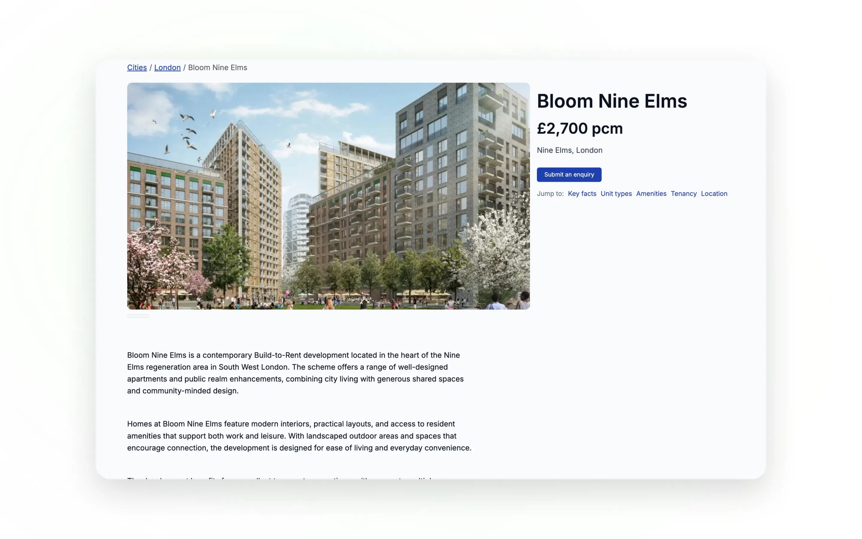 Structured Property Listings