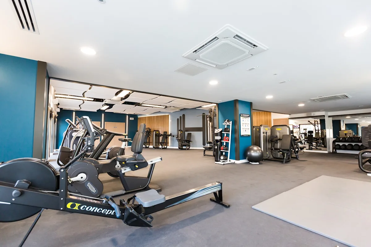 Thumbnail Modern residents' gym with cardio and strength equipment at MyLo Fulham Riverside