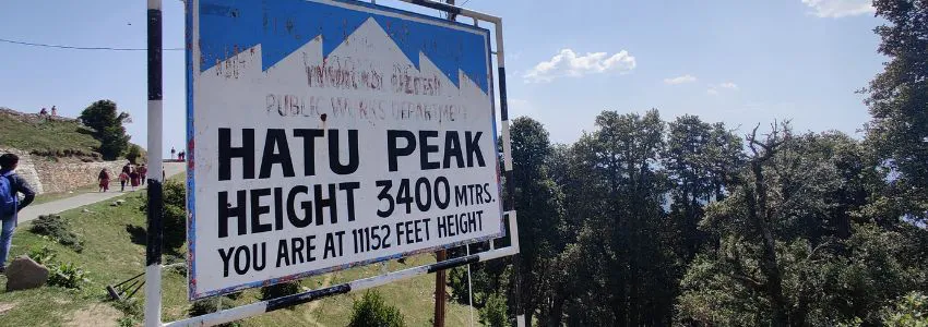 Hatu Peak, The Highest Peak in Narkanda