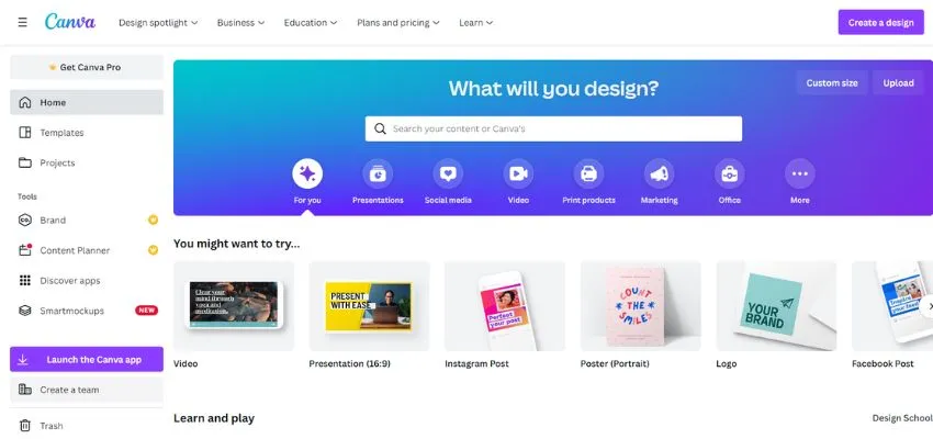 Canva Ig tool