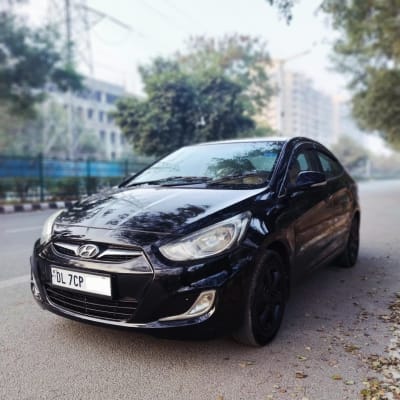 2013 Hyundai Verna Fluidic 1.4 used taxi for sale in Gurugram