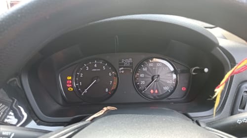 Honda Amaze in commercial taxi use, view 2