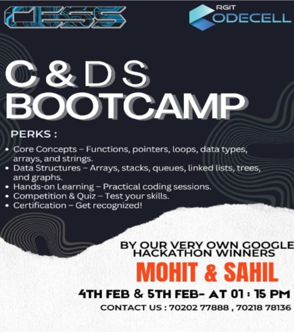 C & DS Bootcamp