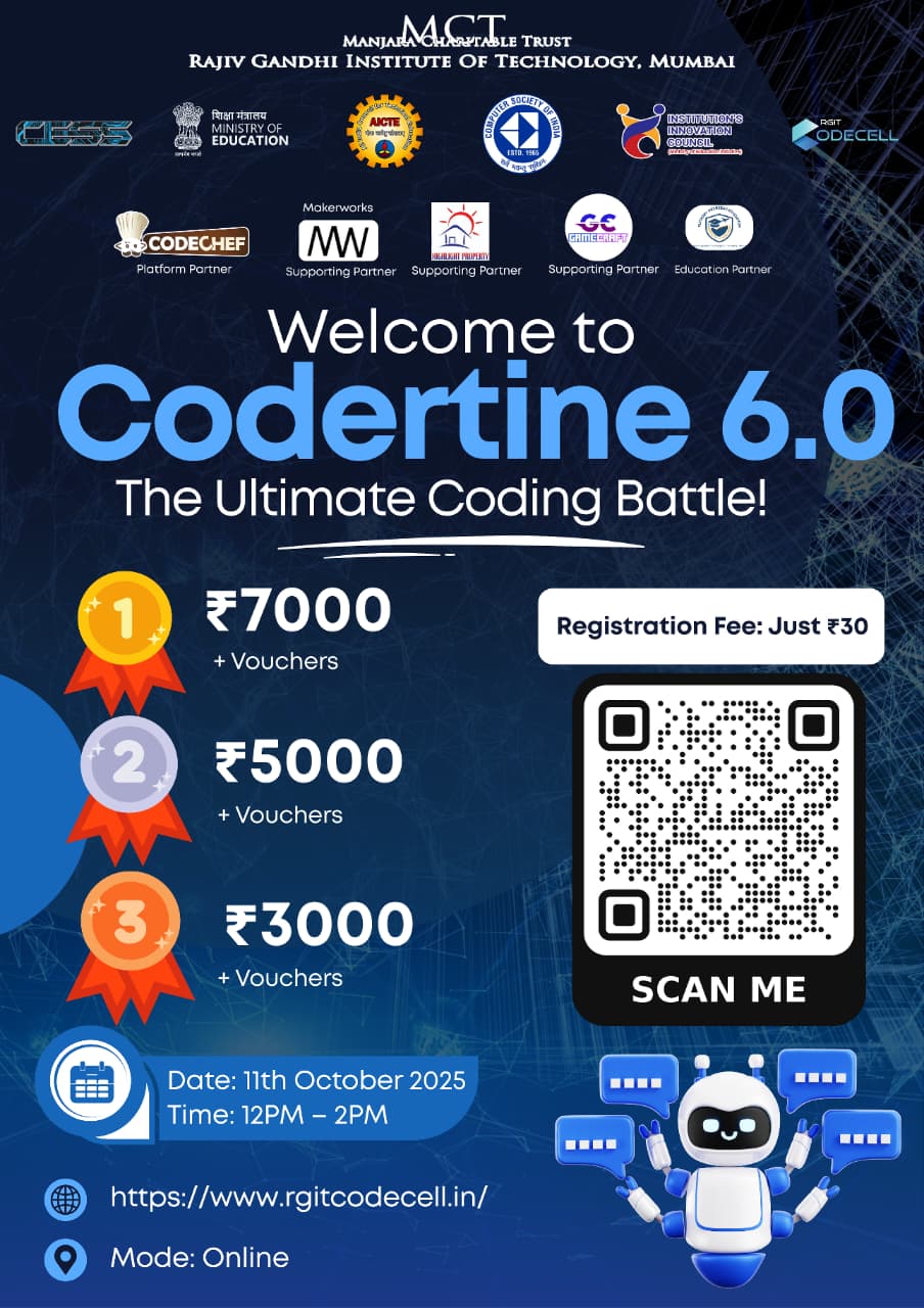 Upcoming event poster