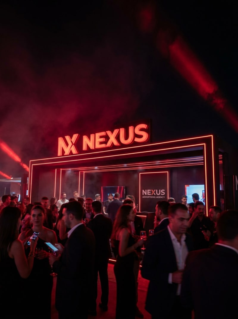 Events and activation — Nexus brand activation booth and crowd