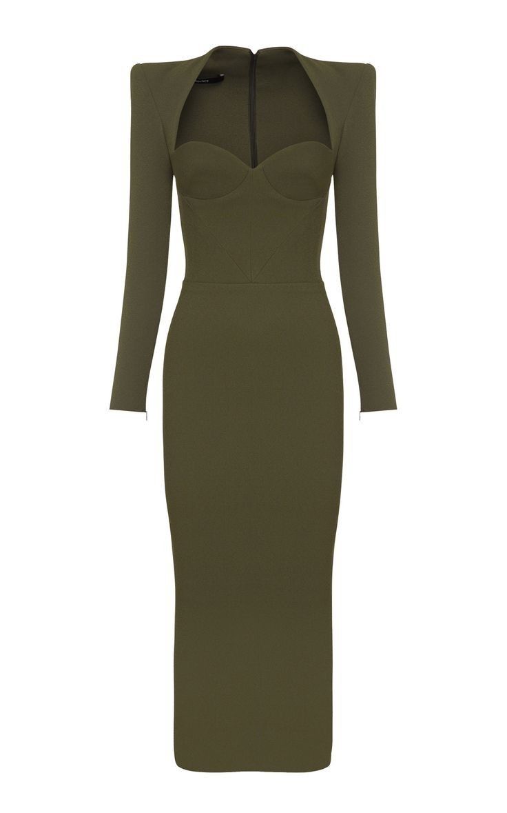 The Olive Hourglass Dress
