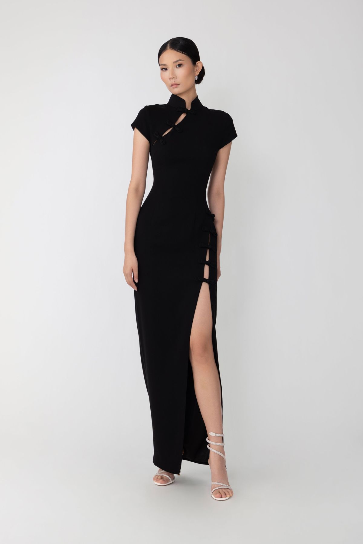 The Velvet Qipao Gown 2