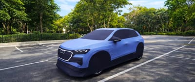 Audi SUV blue cover